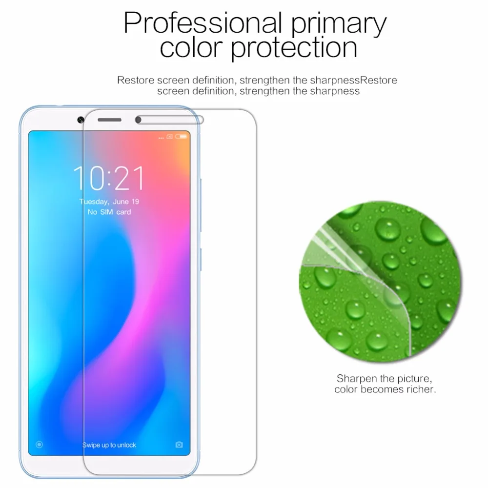 

2 pcs/lot xiaomi redmi 6/6A Screen Protector NILLKIN Crystal Super Clear OR Matte Anti-Glare Protective Film For xiaomi redmi 6