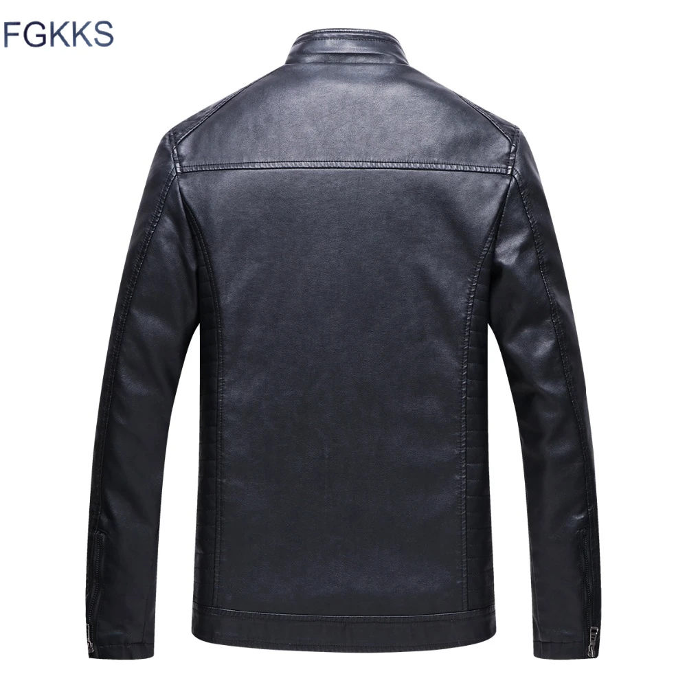 FGKKS модные брендовые мужские мотоциклетные куртки 2018 зимние теплые Военные