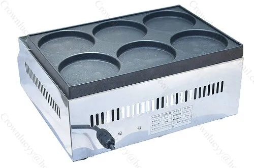 Электрическая антипригарная машина для приготовления блинов 220 В 6 шт. 11 см|machine for