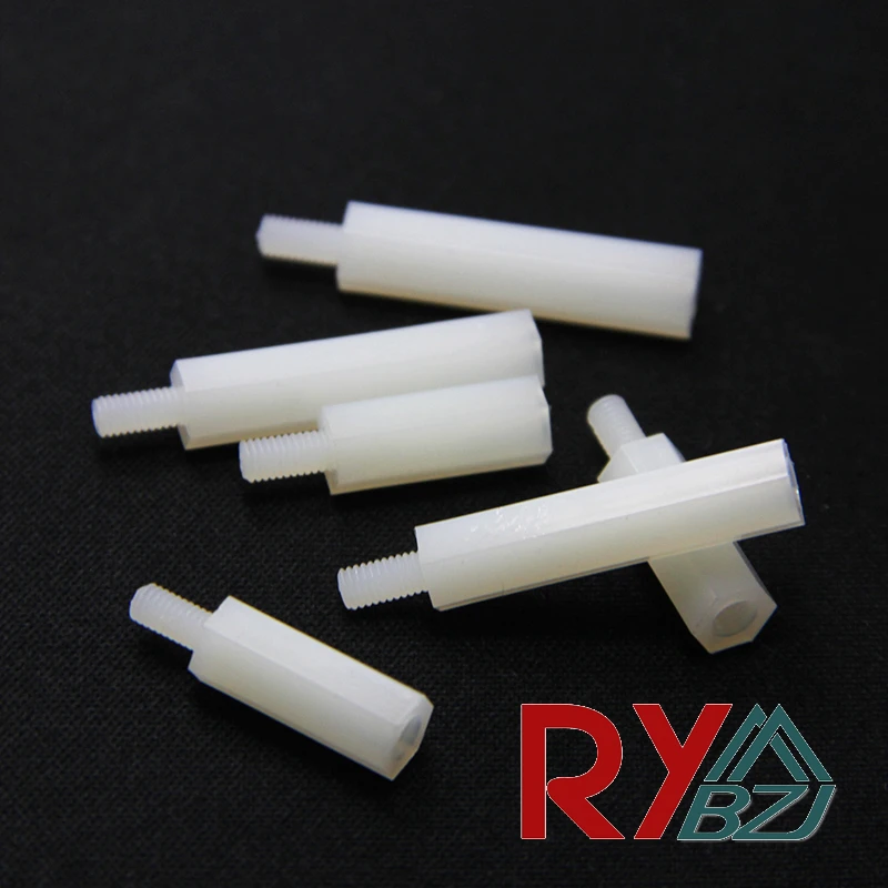 Нейлоновая противостоящая прокладка для мужчин и женщин белого цвета M2 * L + 6 M2.5 M3