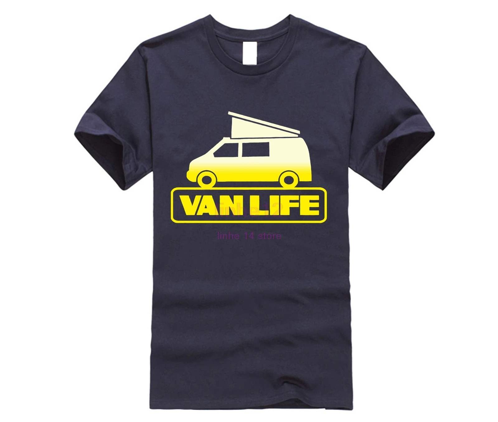 Ван Лайф взрослая футболка все размеры Camper Van Rv Motor Home Camping T4 T5 T6 горячая Распродажа