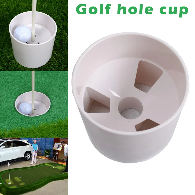 

Newly Plastic Practice Golf Cup Putting Green Cup Golf Green Hole Cups BN99