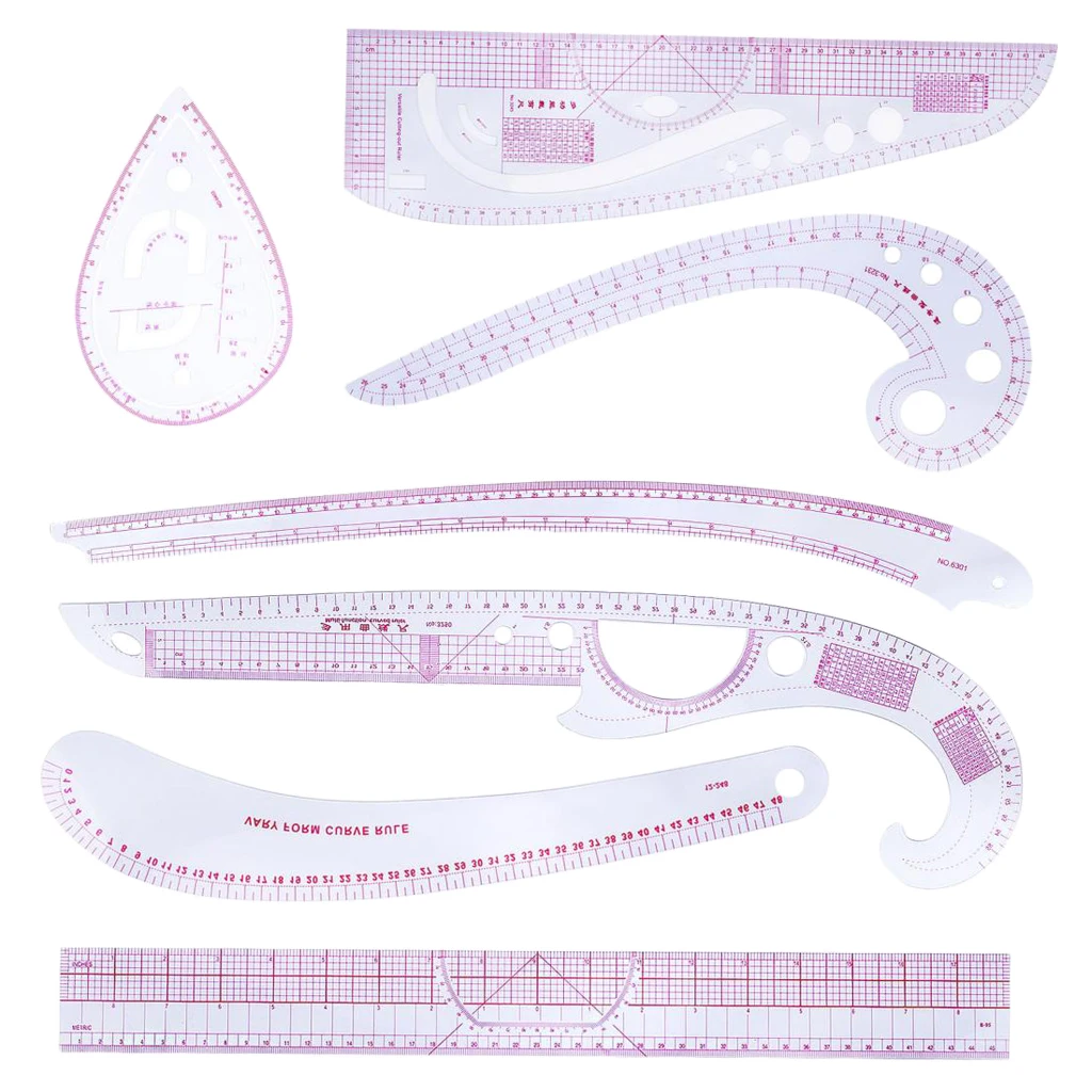 7 шт портной пошив разная форма французская кривая линейка Набор для DIY Одежда