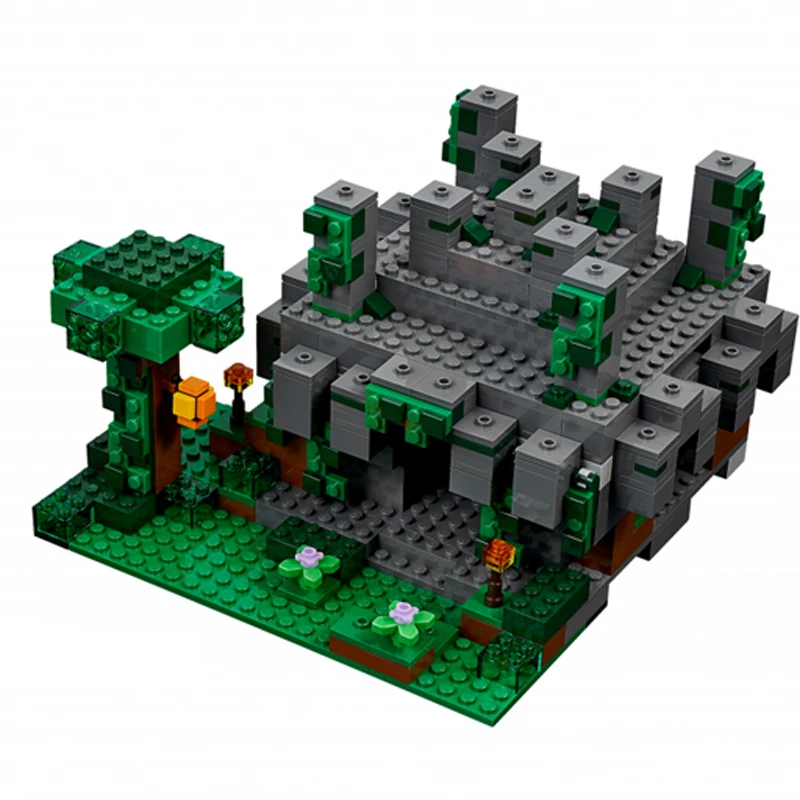 Модель Строительство комплекты совместимые с лего 18026 21132 мои мира MineCraft джунглей
