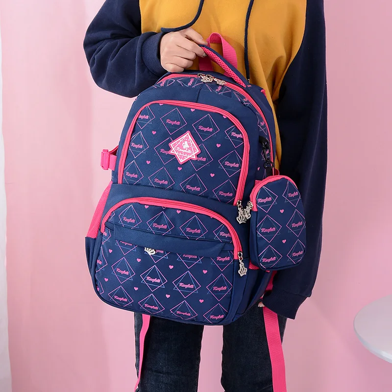 2019 New Suitable for 1-9 Grade School Backpacks Teen Girls 3 Size Large Capacity Travel Kids Backpack Children Chool Bags | Багаж и сумки
