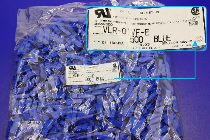

VLR-01VF-E Housings Blue color JST Connectors terminals housings 100% new and original parts