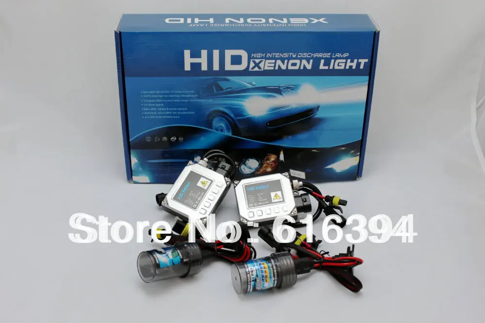 Заводская распродажа 12 V 35 Вт Ксеноновые комплект H1 H3 H4 H7 H9 H11 H13 HB3 HB4 D2S 3000 K 43000 5000 6000