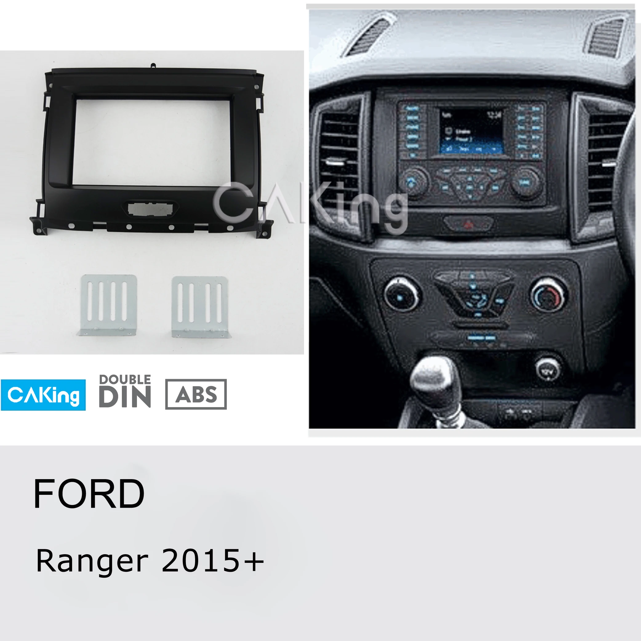 Двойной Din Автомобильный Радио панель для FORD Ranger+ аудио рамка приборная установка комплект Установка лицевой панели рамка консоль отделка