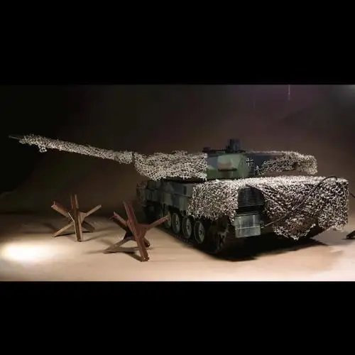 1/16 RC Sherman немецкая модель Военный танк плотная камуфляжная сеть пустыня Тигр