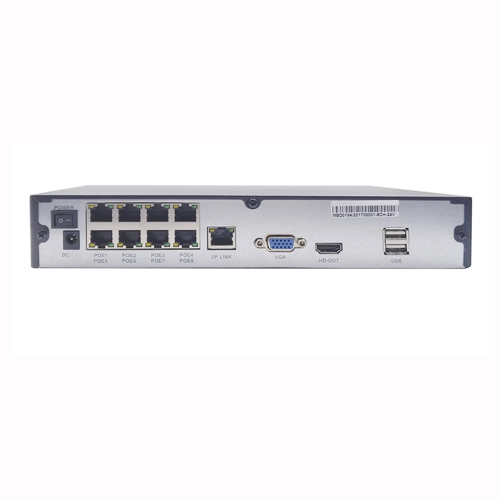 Stardot 8CH PoE NVR для IP Камера безопасности 8channel коммутатор внутри DVR ONVIF сетевого видео