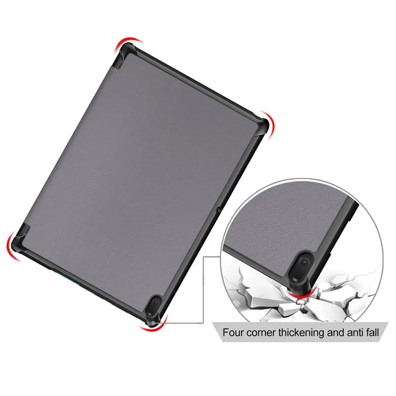Для lenovo Tab E10 TB-X104F чехол трехстворчатый флип-Стенд Магнитный чехол Tab E10 E 10X104 X104f Tablet TabE10 однотонный чехол