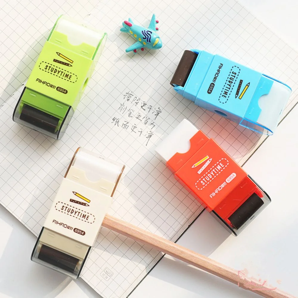 

Новый креативный ластик три в одном, точилка для карандашей, коррекция экзамена, ластик, Обучающие канцелярские принадлежности, школьные и ...