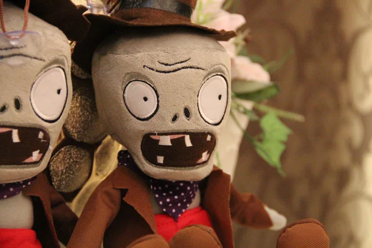 30 см растения против зомби 2 серии игр плюшевые выяснить в шляпе куклы мягкие