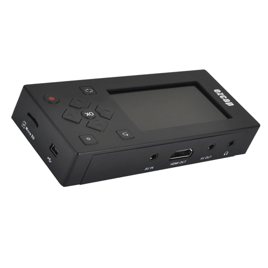 Ezcap271 AV рекордер CVBS RCA аудио видео захвата карты DVD DVR плеер VHS видеокамера Hi8 ленты для цифровой 8 Гб плеер " экран