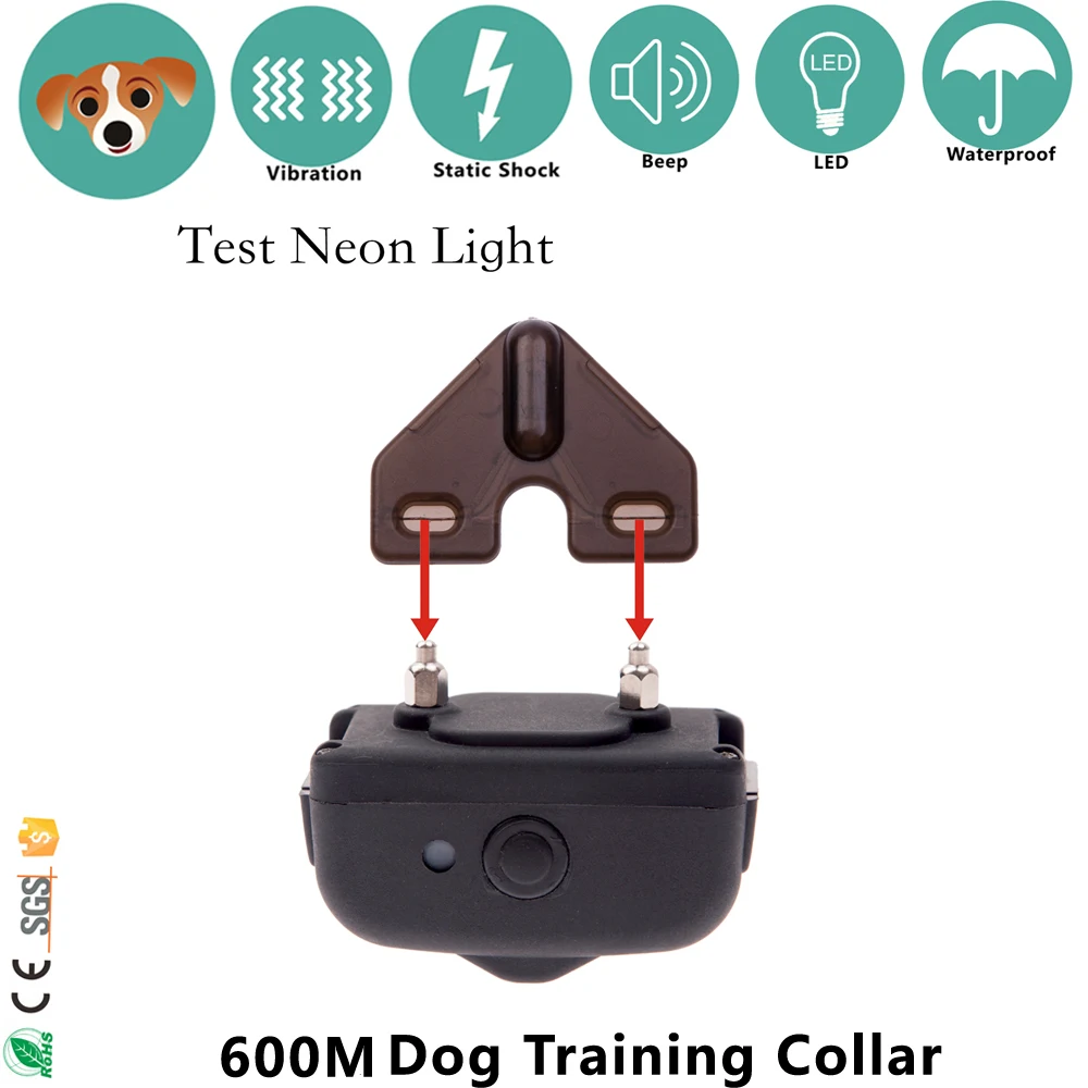 3 режима Tone Vibration Shock e-collar Remote 600m ошейники для собак PTL600 дома | Дом и сад