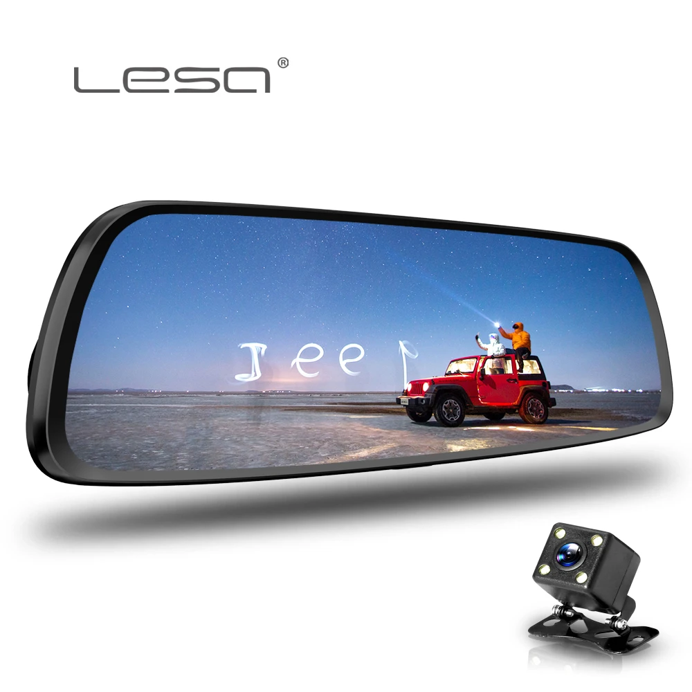 LESA T13 камера заднего вида 7 0 &quotFHD 1080P видеорегистраторы автомобильные Авто 16:9