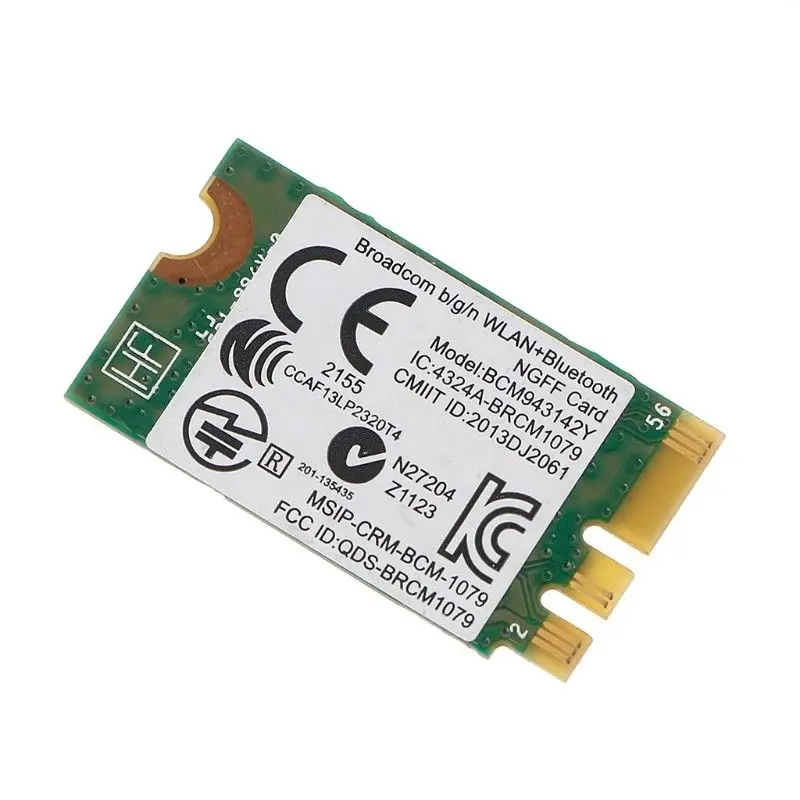 Карта для broadcom BCM943142Y 802.11b/G/N Bluetooth 4 0 WLAN 150 Мбит/с NGFF беспроводная Wi Fi карта|Сетевые