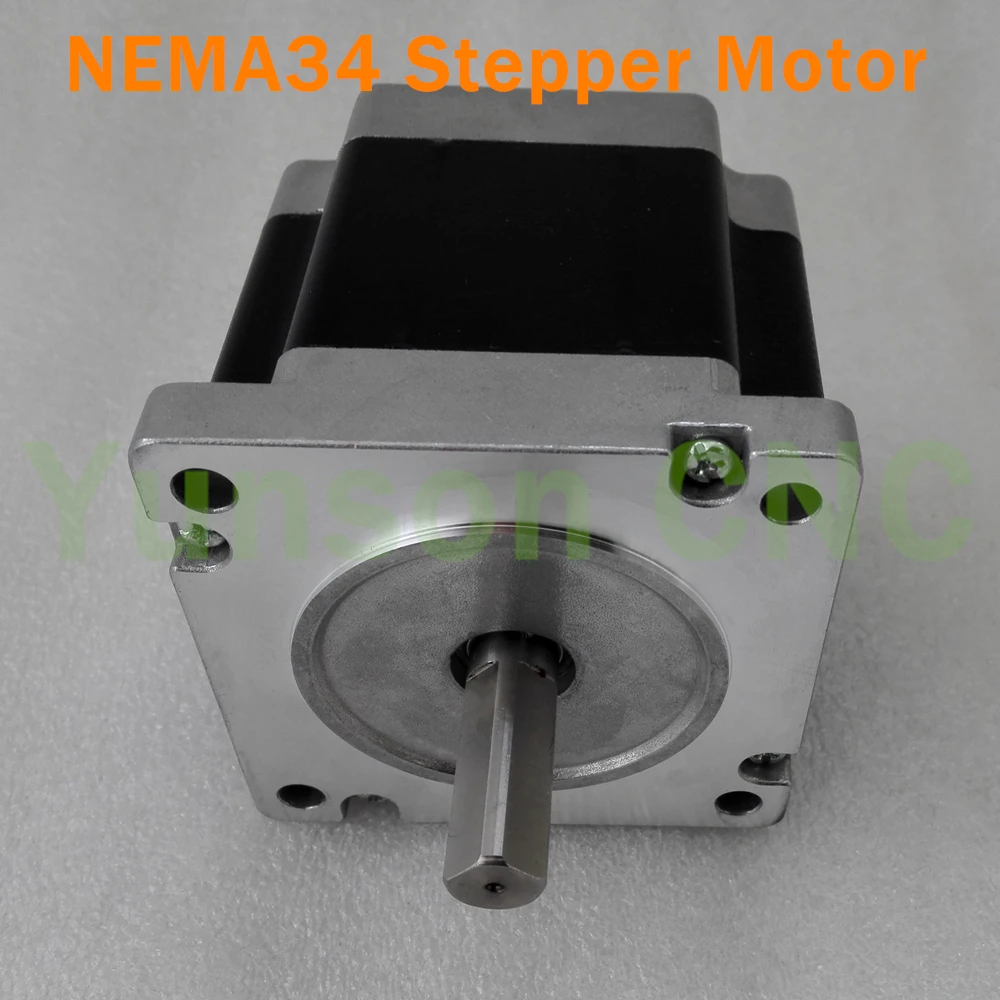 NEMA34 CNC hibrid шаговый двигатель 86*78 мм 200 микро шагов удерживающий крутящий момент 650