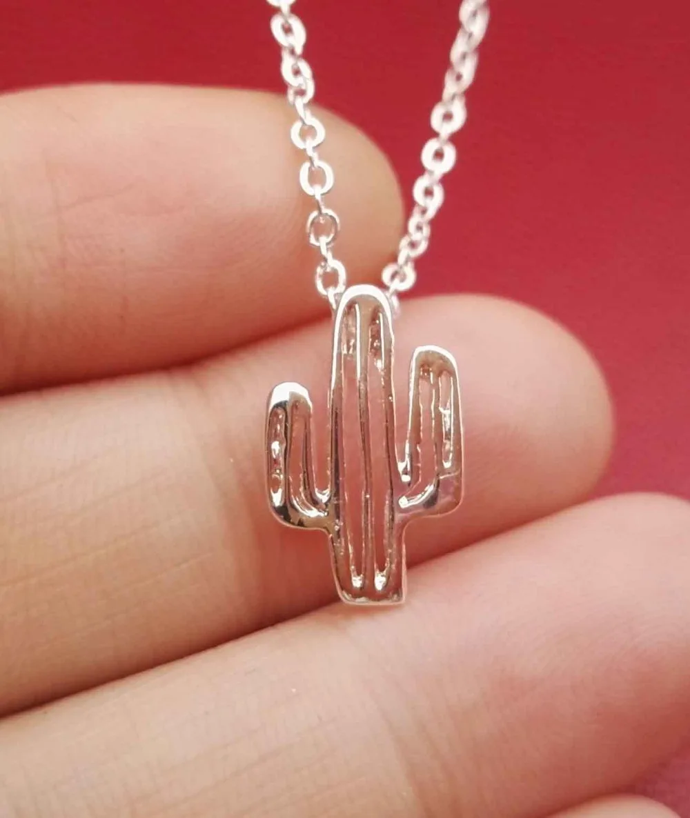 10pcs Fashion Jewelry simple necklace everyday wear Cactus Doodle Delicate Necklace SanLan | Украшения и аксессуары