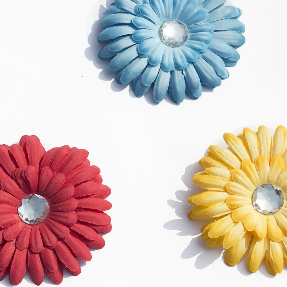 14 шт./партия 4 дюймовые заколки для волос в виде маргариток цветов|hair clip|gerber