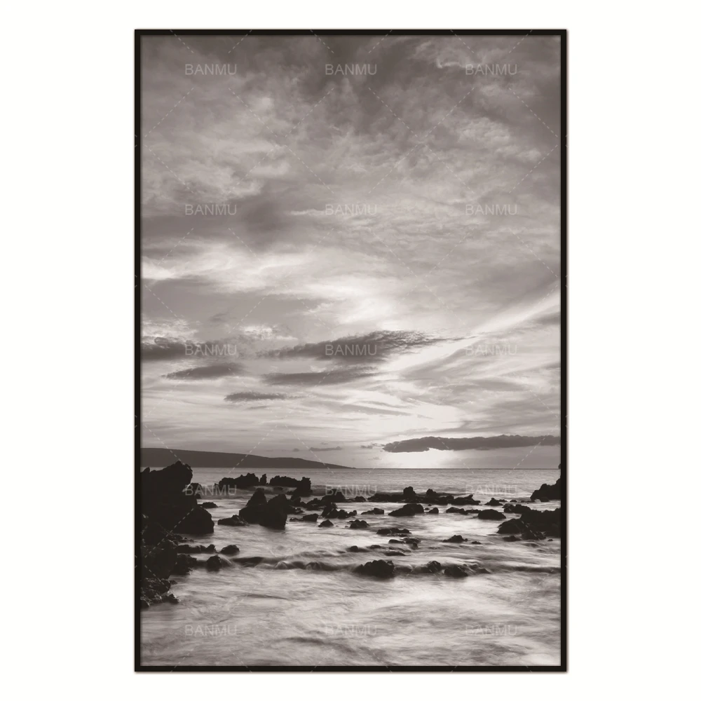 Скандинавский абстрактный морской камень настенные картины в скандинавском