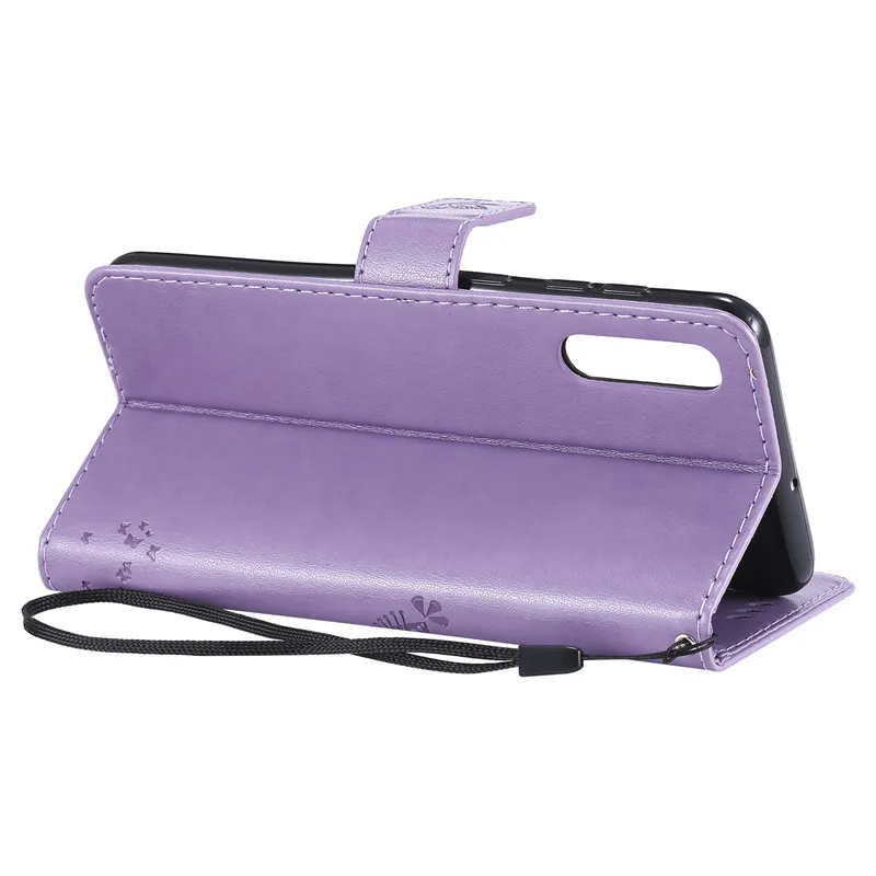 Leather Wallet Case for Samsung Galaxy A50 card slot holder stand flip silicone soft cover Samsung A50 Case A70 A40 A30 A20
