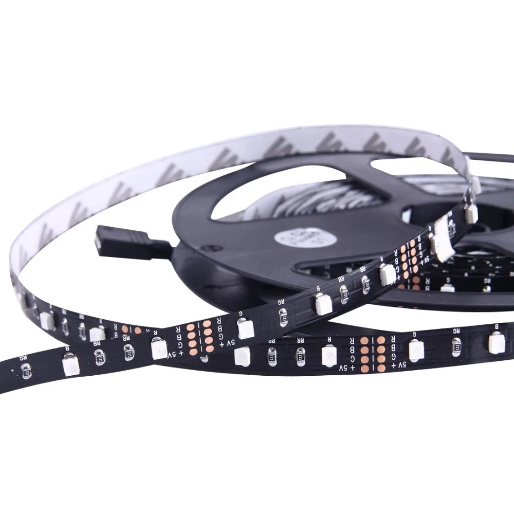 24 Вт 60leds SMD 3528 USB ТВ голые черные доска rgb дюралайта Длина: 5 м DC В | Лампы и освещение