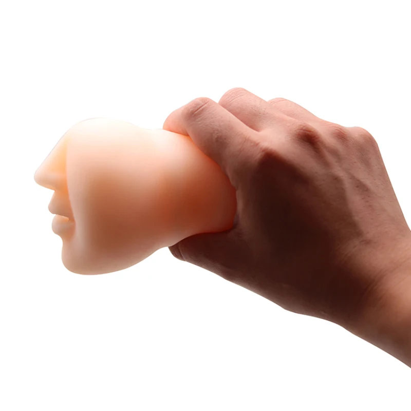Мужская мастурбация чашка 3D Глубокая глотка портативный оральный секс