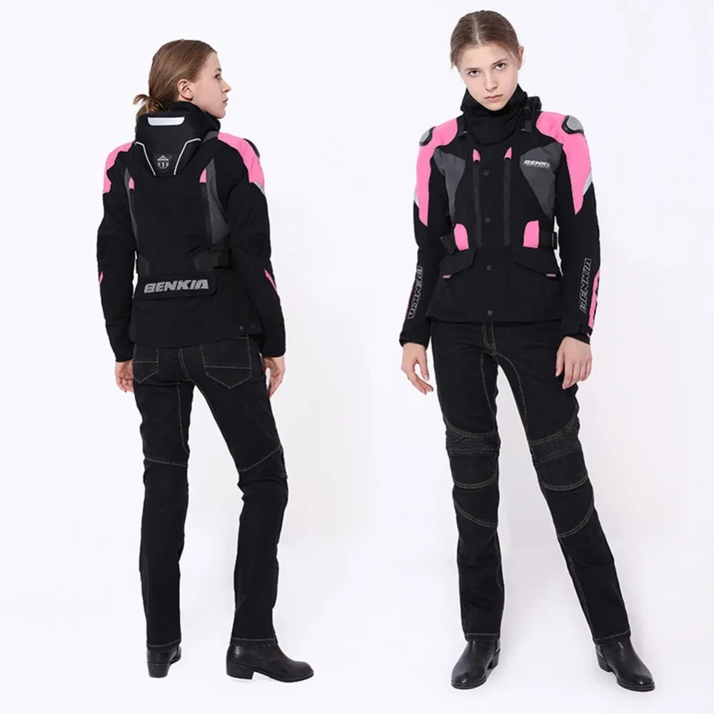 BENKIA JDW10 Женская мотоциклетная куртка зимняя сохраняющая тепло мотоциклетный