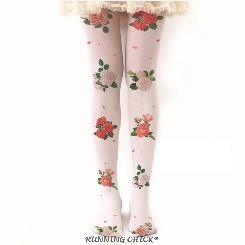 Цветок розы|Колготки| |