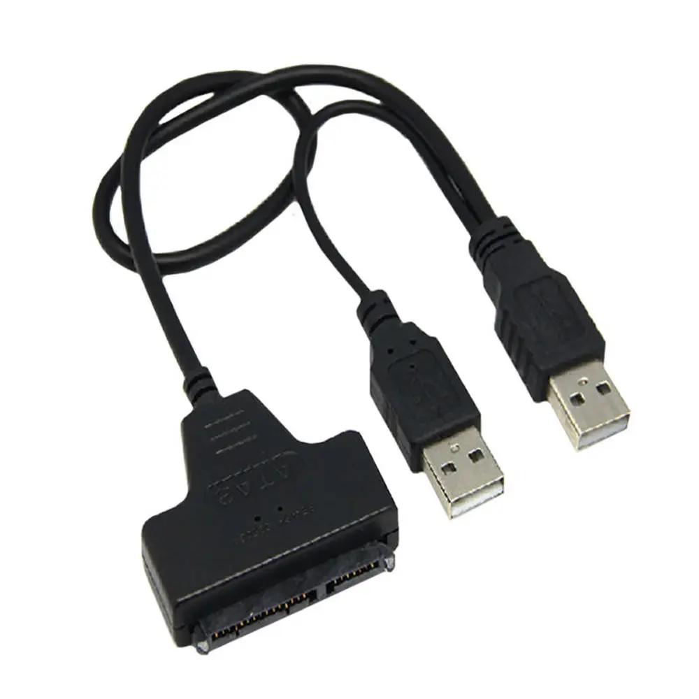 Оптовая продажа переходные кабели SATA USB 2 0 на 7 15 22pin Внешнее питание для 5 ''SSD HDD