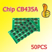 50pcs cb435a drum chip 435a chip compatible for p1005p1006wholesale price