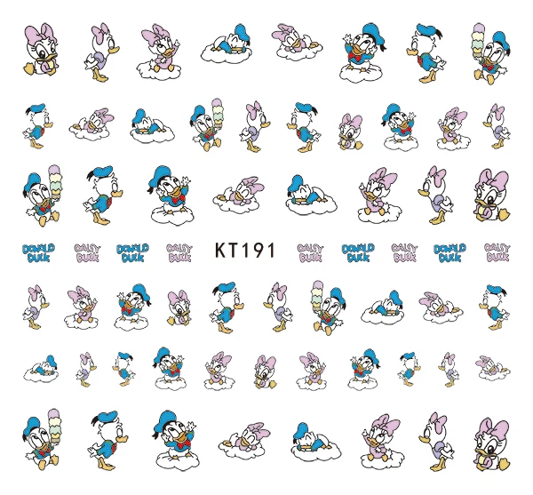 Newest 5sheet 15type Children Girls Cartoons Stickers Designs Gummed glue 3D Decals Makep Art Decorations kt181-196 |