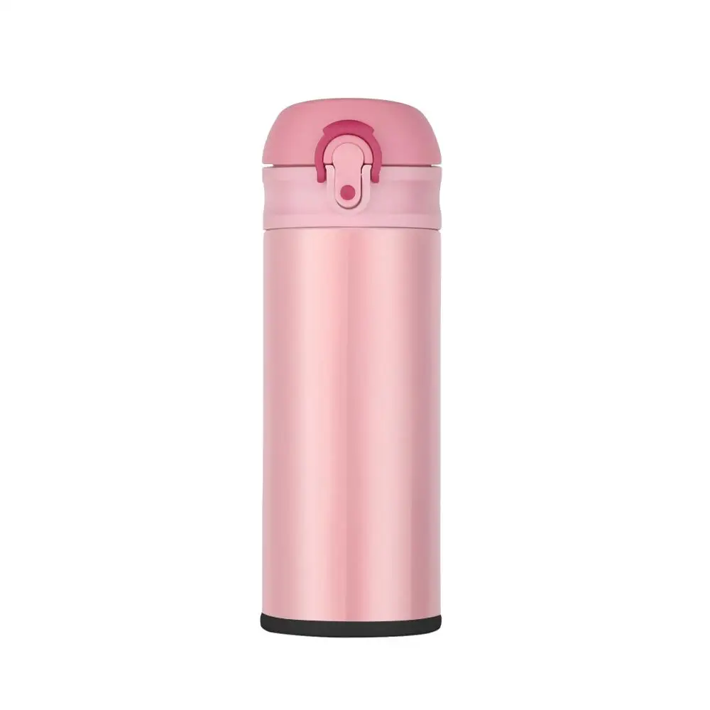 Pink HOSHIZORA Премиум вакуумная Изолированная кофейная кружка, чашка для путешествий, термос, колба, стакан, Защитная крышка с замком, с ситечком для чая, 350 мл, 500 мл - Цвет: Pink