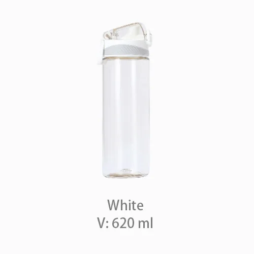 white 620 ml Новинка Xiaomi Fun Home 600 мл Спортивная тритановая чашка для питья, портативная герметичная уличная велосипедная Беговая - Цвет: white 620 ml
