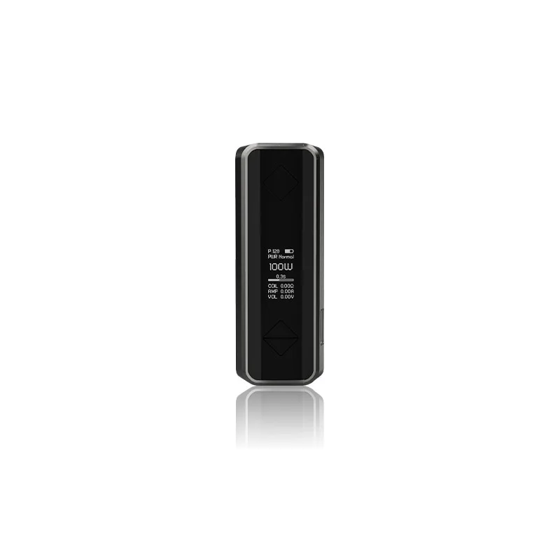 Grey Электронные сигареты Hotcig G100 100 Вт TC Box Mod питание от одного 18650/20700/21700 Батарея электронная сигарета испаритель VS Hotcig RSQ Mod - Цвет: Grey