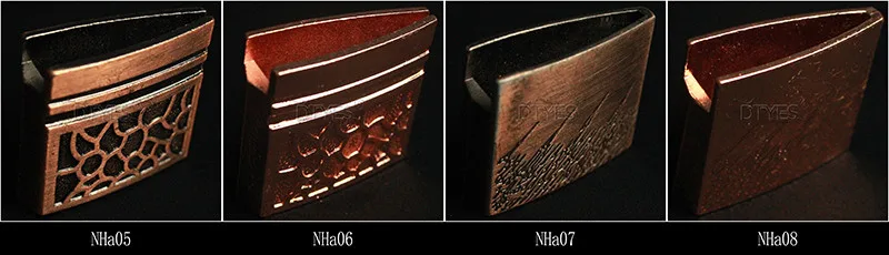 High Quality Japanese Sword Accessories Blade Collar Habaki For Katana Wakizashi Tanto Ninja Sword Alloy Fittings NHa01-NHa18