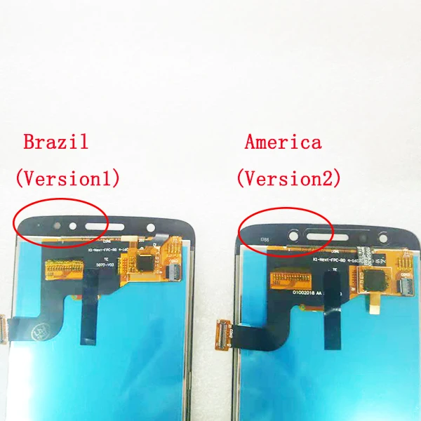 1 шт./Лот 5 0 дюйма для Motorola Moto E4 XT1762 XT1766 XT1767 XT1763 ЖК дисплей + сенсорный экран в сборе