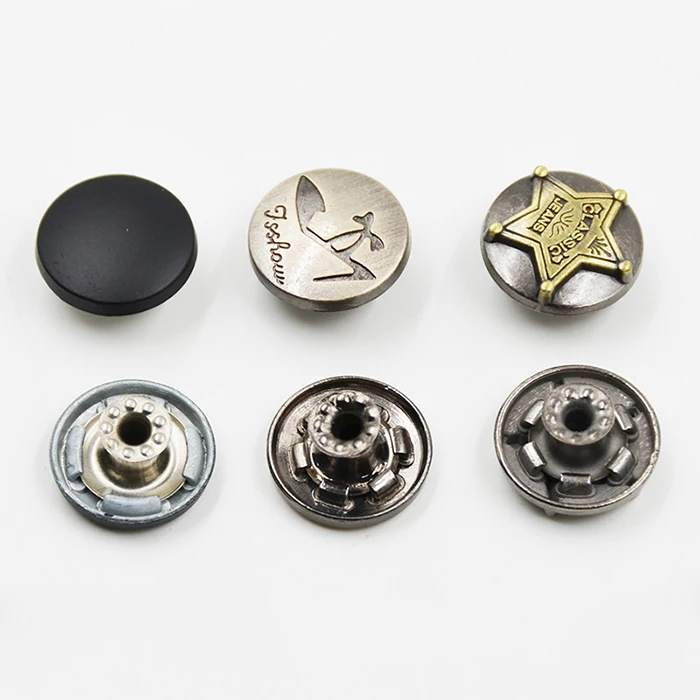 Джинсы медного цвета 1 шт. диаметр 17 мм металлические пуговицы