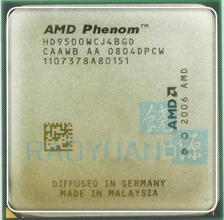 Четырехъядерный процессор AMD Phenom X4 9500 2,2 ГГц HD9500WCJ4BGD Socket AM2