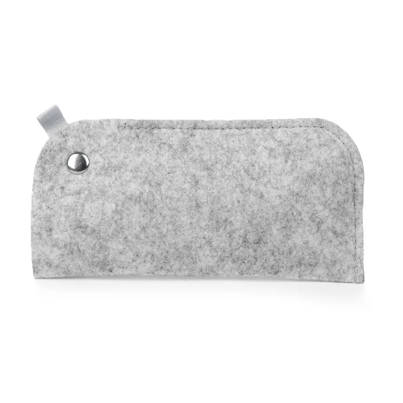 Light Grey Сумка для очков из синтетического войлока мягкая короткая сумка рукава солнцезащитные очки чехол для чтения - Цвет: Light Grey