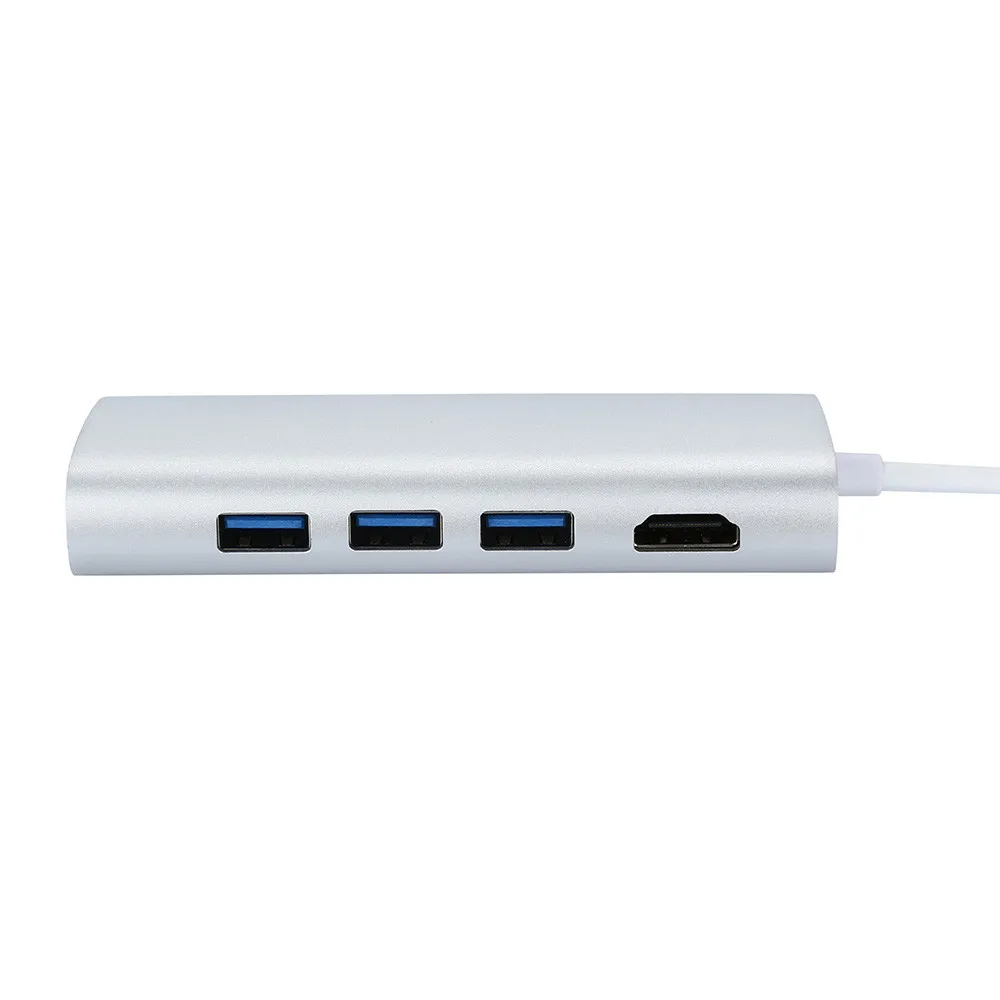 EPULA USB C 8 в 1 к Type Multi 3 0 HDMI RJ45 Ethernet Micro SD TF OTG кардридер Прямая поставка|Кабели HDMI| |