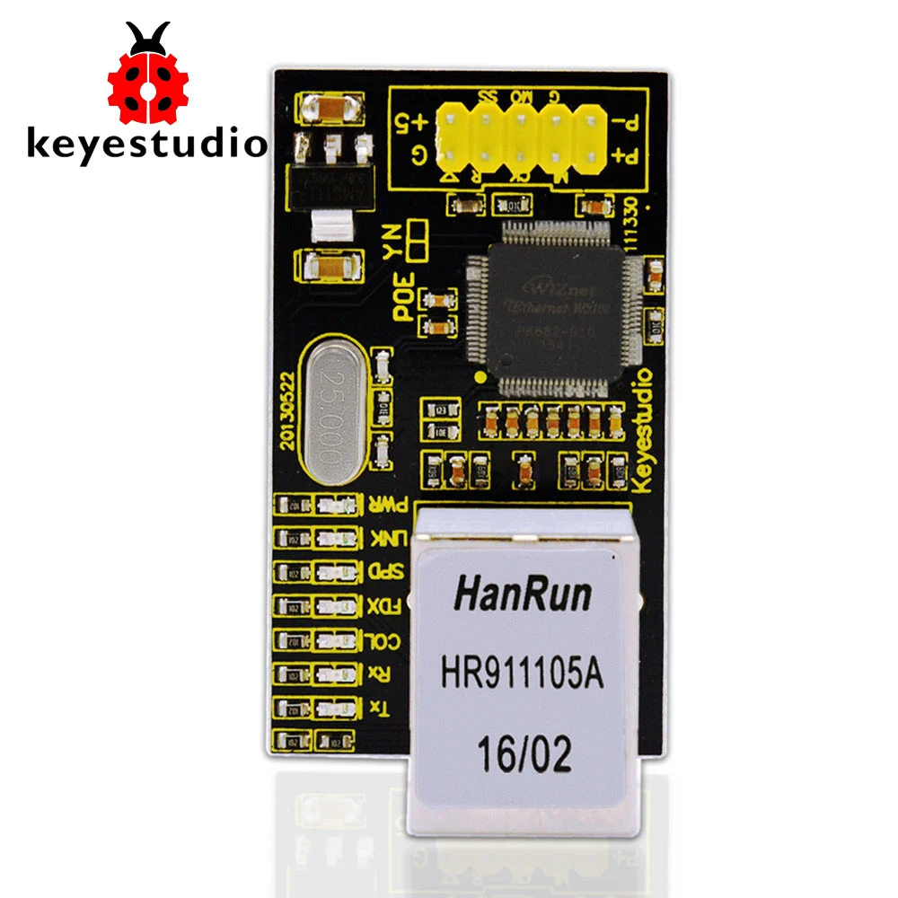 Бесплатная доставка! Сетевой модуль Keyestudio MINI W5100 Ethernet для Arduino UNOR3|Аксессуары
