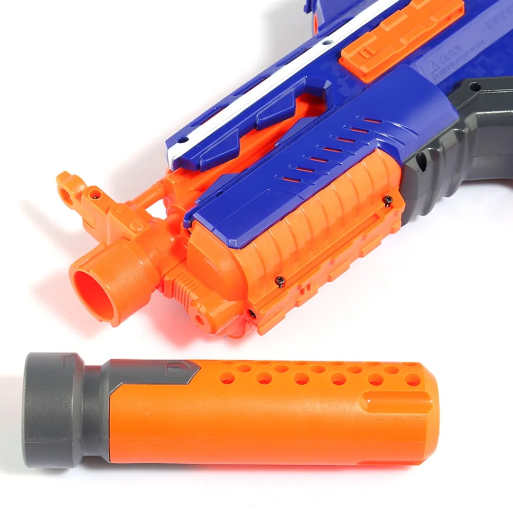 Модифицированная передняя трубка для Nerf оранжевый + серый модификации пистолета