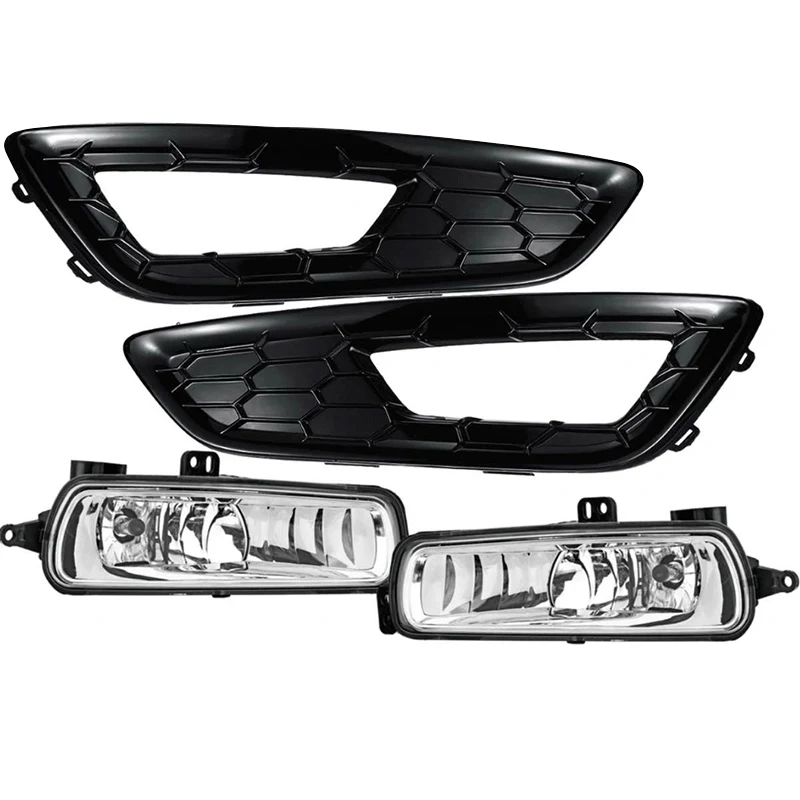 6 for Ford Focus Fog Lights headlight for ford focus 3 fog Lamps Covers fog light halogen foglights headlights - Цвет: 6