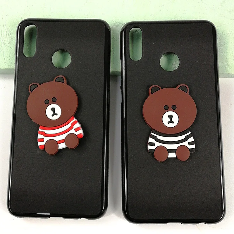Soft Tpu Phone Case For Huawei Honor 8X Cases Honor8X Full Cover Diy Bear Rabbit Silicon Fundas Sheer |