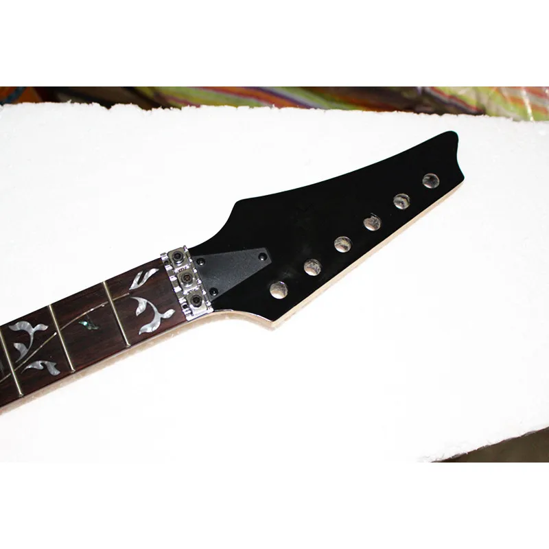 Disado 24 лада обратная головка Rmaple электрическая гитара гриф палисандр черный