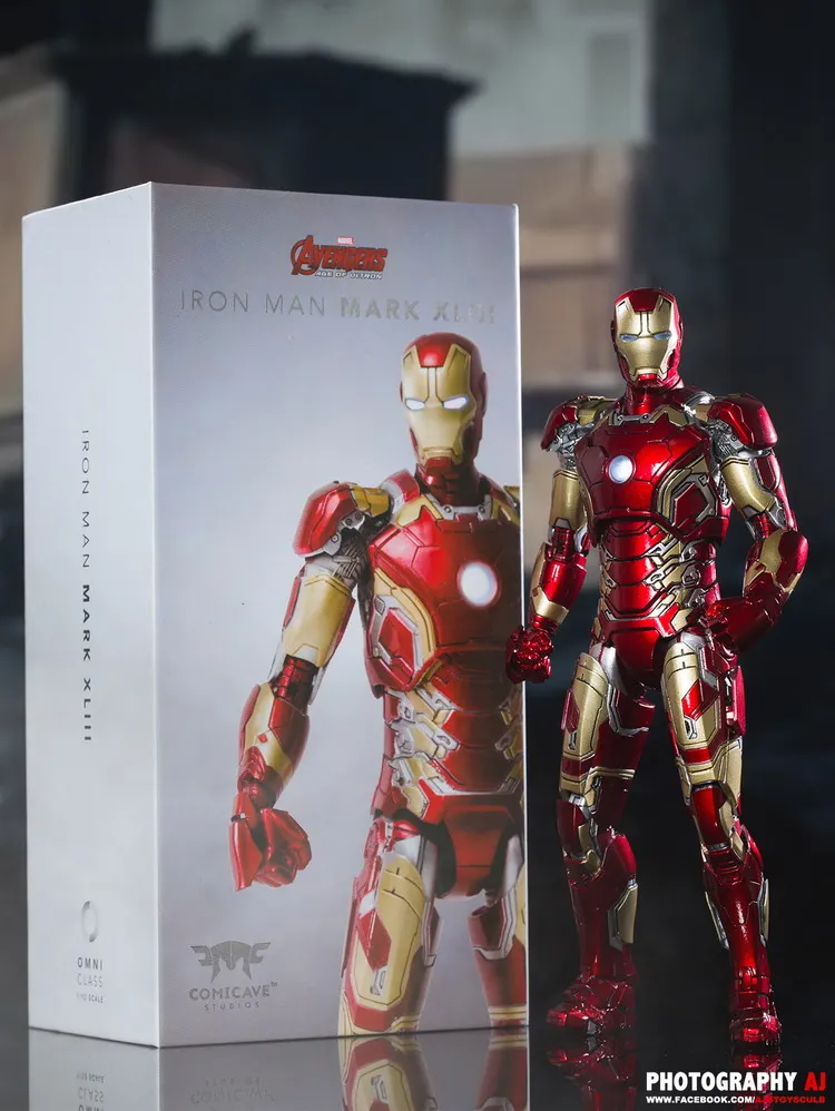 Коллекционная фигурка из сплава Ironman MK43 MK42, коллекционная фигурка для фанатов, подарок на праздник, коллекция Comicave 1/12