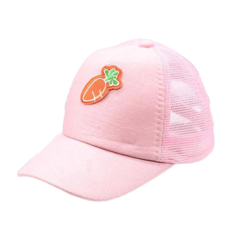 

Children's Baseball Cap Boys Girls Cartoon Fruit Kids Snapback Adjustable Kids Cap Hip Hop Hat Summer Sun Mesh Cap Gorras