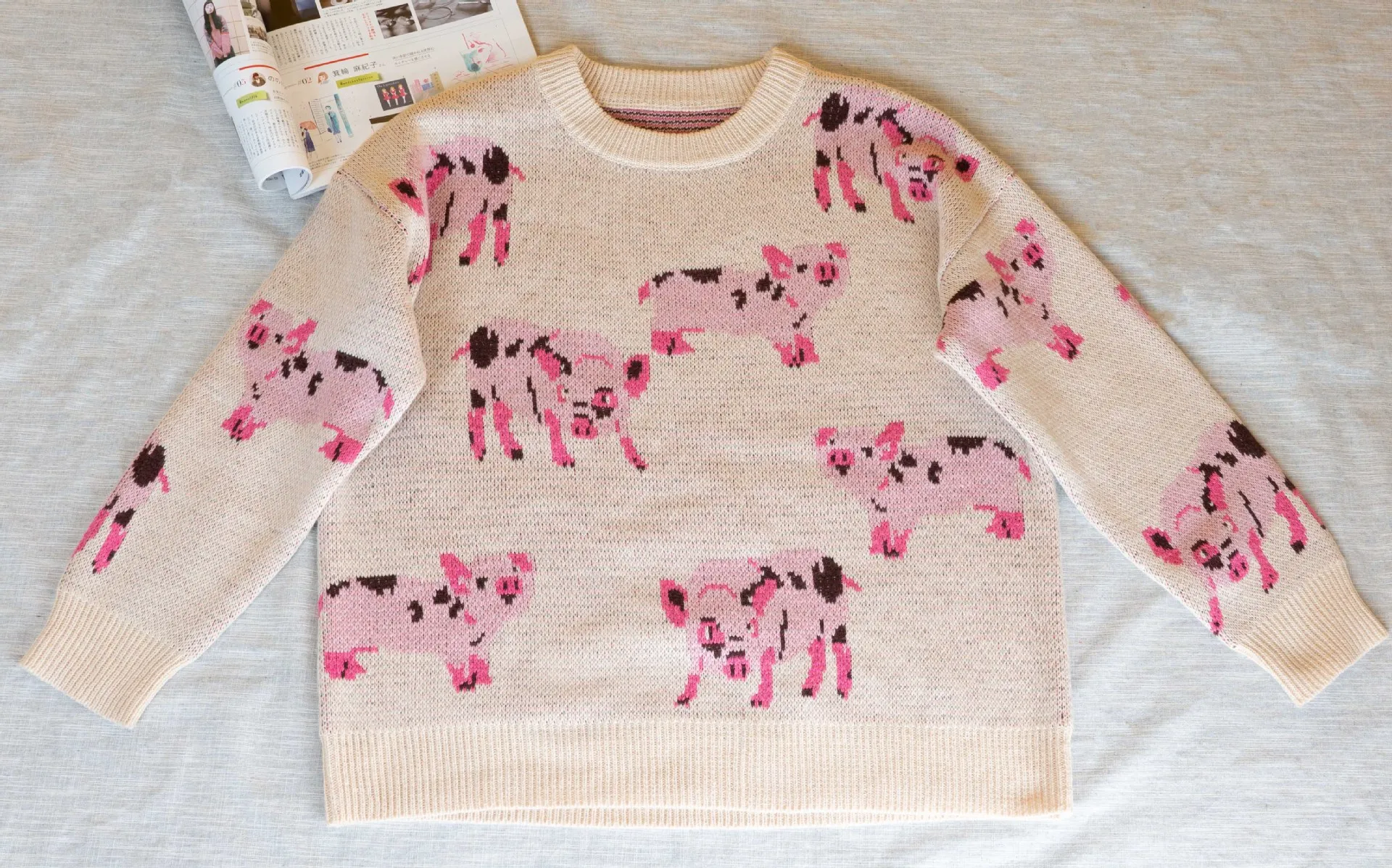 2019 New Winter Women Sweaters Fashion O-neck Long Sleeve Pullovers Loose Knitted Female Jumper Tops | Женская одежда